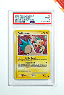 Pokemon PSA 9 Pachirisu #5 D & P Great Encounters 2008 English - Image 1
