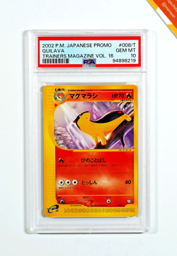 Pokemon PSA 10 Quilava #008/T Trainers Magazine Vol. 16 Promo 2002 Japanese - Image 1
