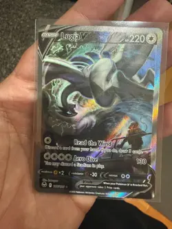 Lugia V Alt Art 186/195 Pokemon TCG Silver Tempest Near Mint Alternate Art - Image 1