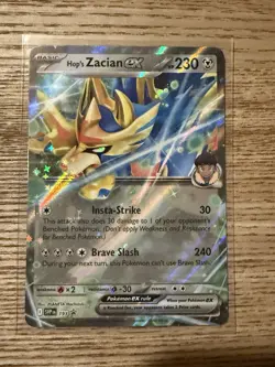 Pokemon TCG - Hop’s Zacian Scarlet & Violet Black Star Promo 193 - Near Mint - Image 1