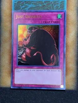 Yugioh Just Desserts LCKC-EN105 Ultra Rare 1st Ed NM - Image 1