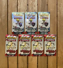 Pokemon Fun Pack (3 Cards)— Destined Rivals & Journey together Set Of 7 - Image 1