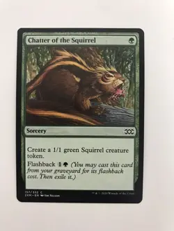 Chatter of the Squirrel MTG Magic the Gathering Card NM Near Mint 2XM - Image 1