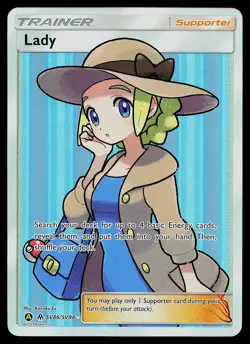 Pokemon Card - Lady Hidden Fates Shiny Vault SV86/SV94 Full Art - Image 1