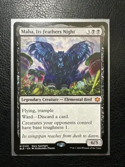 Maha, Its Feathers Night Bloomburrow Regular - Image 1