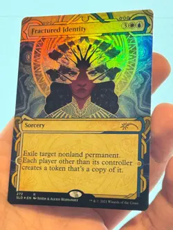 1X FOIL Fractured Identity BORDERLESS NM MTG Magic SLD Secret Lair Commander - Image 2