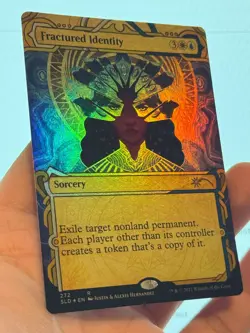 1X FOIL Fractured Identity BORDERLESS NM MTG Magic SLD Secret Lair Commander - Image 3