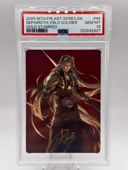 Sephiroth Fabled Soldier 44/53 Art Series Gold Stamp MTG PSA 10 GM - Image 1