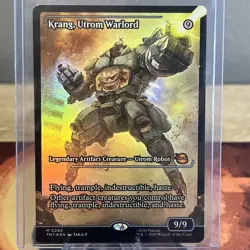 MTG Krang, Utrom Warlord (Showcase) (Foil) 0290 TMNT Teenage Mutant NM - Image 1
