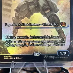 MTG Krang, Utrom Warlord (Showcase) (Foil) 0290 TMNT Teenage Mutant NM - Image 2