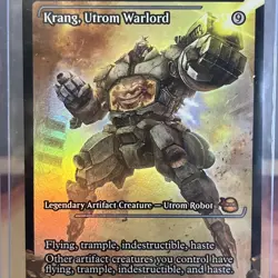 MTG Krang, Utrom Warlord (Showcase) (Foil) 0290 TMNT Teenage Mutant NM - Image 5
