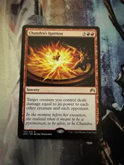 Chandra's Ignition 137 ORI MTG LP Lightly Played Magic Origins Rare - Image 1