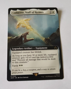 MtG Caduceus, Staff of Hermes (ACR-0155) Rare Full Art / Borderless English MINT - Image 1