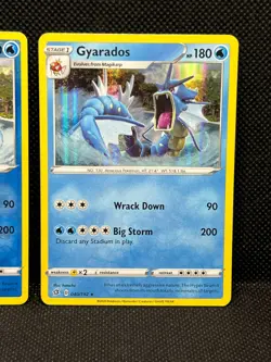 Pokemon Tcg Gyarados 040/192 Reverse & Holo Rare Rebel Clash - Image 3