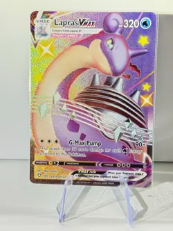 Lapras VMAX SV111/SV122 Full Art Holo Pokemon Shining Fates English Near Mint - Image 1
