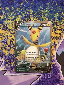 Pokemon TCG - Ampharos V - 171/185 Vivid Voltage - Ultra Rare Holo - MINT - Image 1