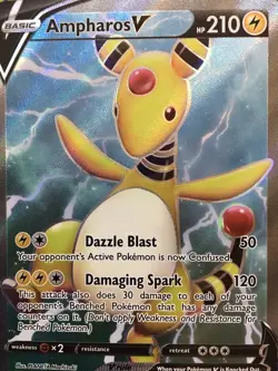 Pokemon TCG - Ampharos V - 171/185 Vivid Voltage - Ultra Rare Holo - MINT - Image 3