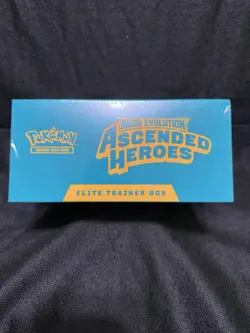 Pokemon Mega Evolution Ascended Hero’s ETB Elite Trainer Box Sealed In Hand - Image 5