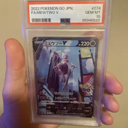 Pokemon GO Mewtwo V Ultra Rare Full Art Holo PSA 10 Japanese 074/071 - Image 2