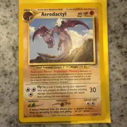 Aerodactyl 15/64 Neo Revelation Rare Non Holo Rare Pokemon 2000 - Image 1
