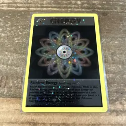 Rainbow Energy Reverse Holo League Promo 2002 Pokemon card NM - Image 2