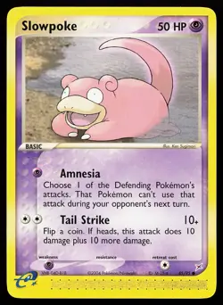 Slowpoke 45/95 Common Team Magma vs Team Aqua Pokemon Card - Image 1