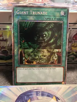 Giant Trunade Platinum Secret Rare Card RA03-EN097 NM - Image 2
