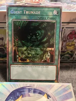 Giant Trunade Platinum Secret Rare Card RA03-EN097 NM - Image 3