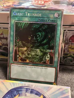 Giant Trunade Platinum Secret Rare Card RA03-EN097 NM - Image 4