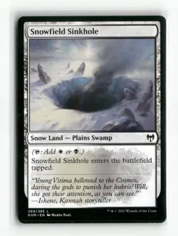 Snowfield Sinkhole Kaldheim Regular - Image 1