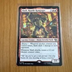 Slash Reptile Rampager - TMNT - Teenage Mutant Ninja Turtles MTG Magic - Image 1
