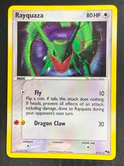Rayquaza Holo Rare 3/17 Pokemon POP Series 1 Promos 2006 - Image 1
