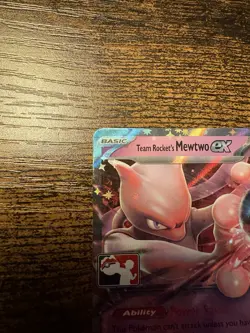 Team Rocket's Mewtwo Ex Play Pokemon Prize Pack Series 8 - Image 2