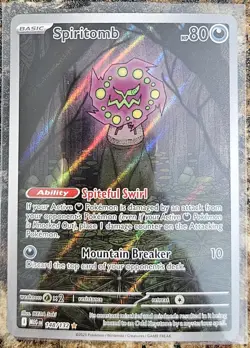 Pokemon 2025 Mega Evolution Spiritomb 148 NM or better - Image 1