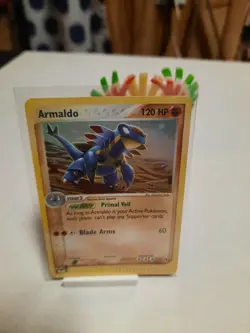 2003 Pokemon Armaldo PRERELEASE EX SANDSTORM 1/100 Promo Near Mint - Image 1