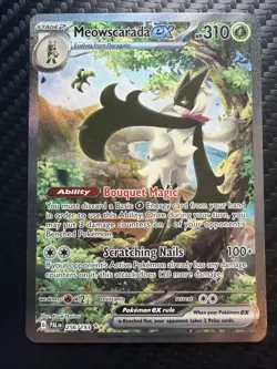 Pokemon TCG Meowscarada EX 256/193 Paldea Evolved Special Illustration Rare Holo - Image 1