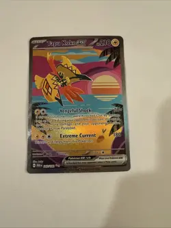 Pokemon TCG Tapu Koko EX 247/182 Paradox Rift Special Illustration NM - Image 1