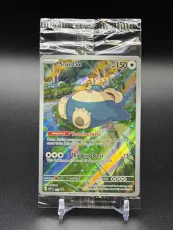 Snorlax SVP 051 Illustration Rare Promo Pokemon 151 Pokemon TCG - SEALED - NM - Image 1