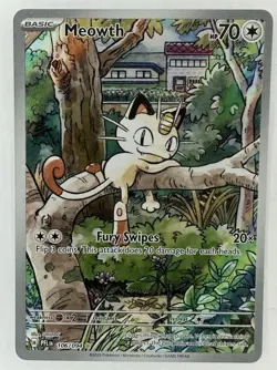 Meowth 106/094 IR Phantasmal Flames English Pokemon TCG - MINT - Image 1