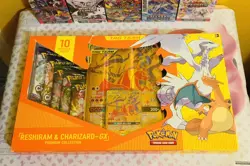 🔥Pokemon Reshiram & Charizard-GX Sealed Premium Collection Box New/Unopened!🔥 - Image 1