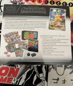 Pokemon Elite Trainer Box Scarlet & Violet Paldea Evolved Booster Promo Full Art - Image 2