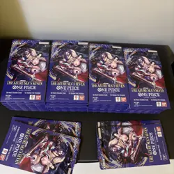 LOT OF 22 One Piece TCG The Azure Sea’s Seven OP-14 Sleeved Booster Pack Sealed - Image 1