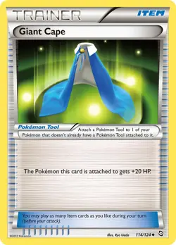 Giant Cape 114/124 Dragons Exalted Pokemon Card NM - Image 1