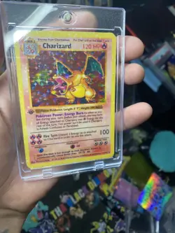 Charizard 1st edition - CUSTOM FAN ART HOLO GOLD METAL COLLECTIBLE Pokemon Card - Image 3