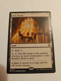 War Room MTG 310 Magic The Gathering Rare Land Card NM/M - Image 1