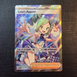 Pokemon TCG Lisia's Appeal Full Art Trainer Card 234/191 Surging Sparks - Image 1