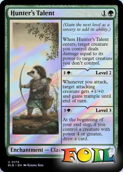 Hunter's Talent 0179 MTG Bloomburrow Uncommon NP Foil - Image 1