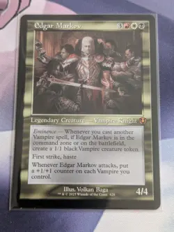 Edgar Markov Retro Frame INR #428 MTG Innistrad Remastered Vampire Commander - Image 1