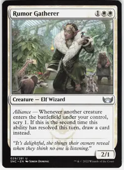 Rumor Gatherer U Streets of New Capenna 29 LP - Image 1