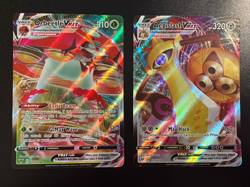 Pokemon TCG Orbeetle VMAX 021/185, Aegislash VMAX 127/185 (2 Card Lot) NM-MT - Image 1